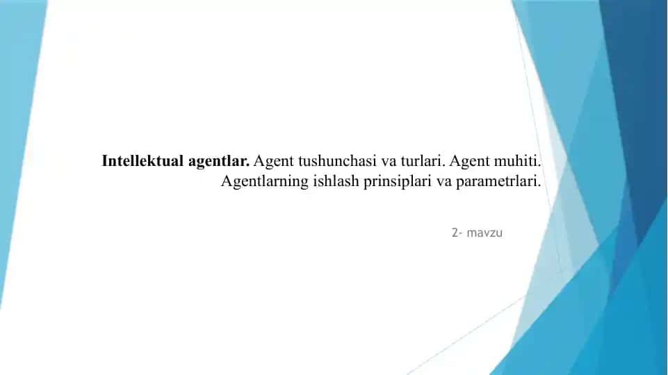 Intellektual agentlar