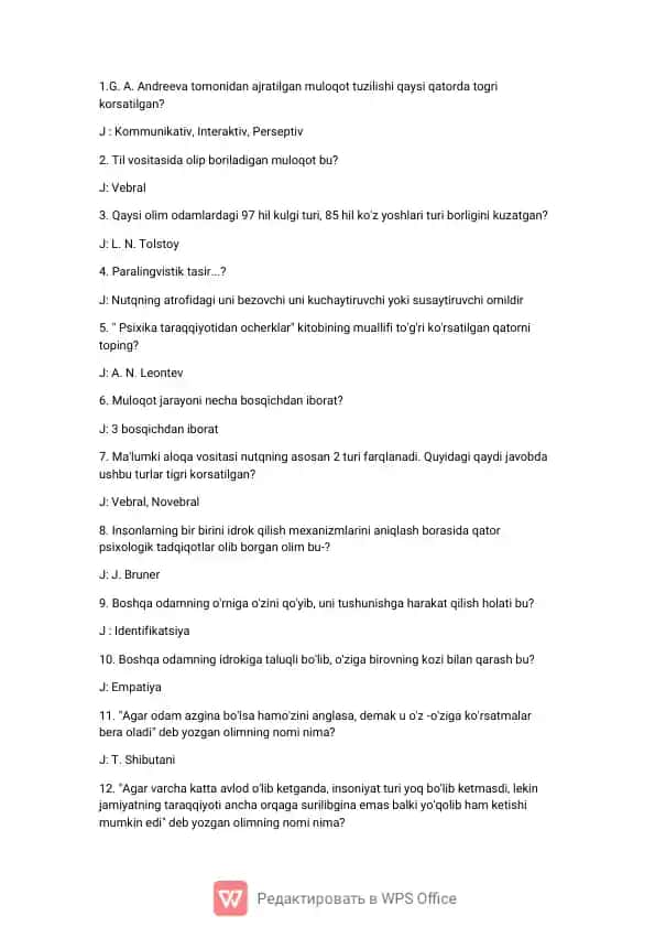 Psixika taraqqiyotidan ocherklar