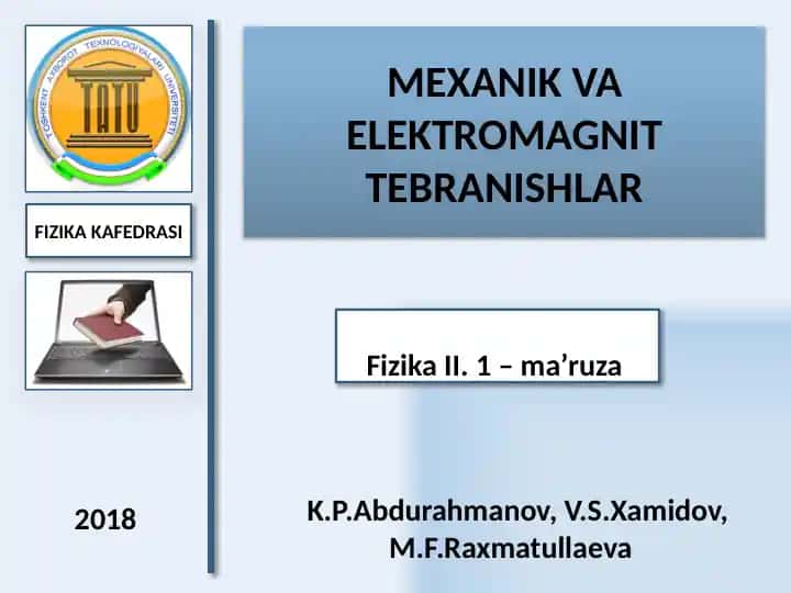 Mexanik va elektromagnit tebranishlar5