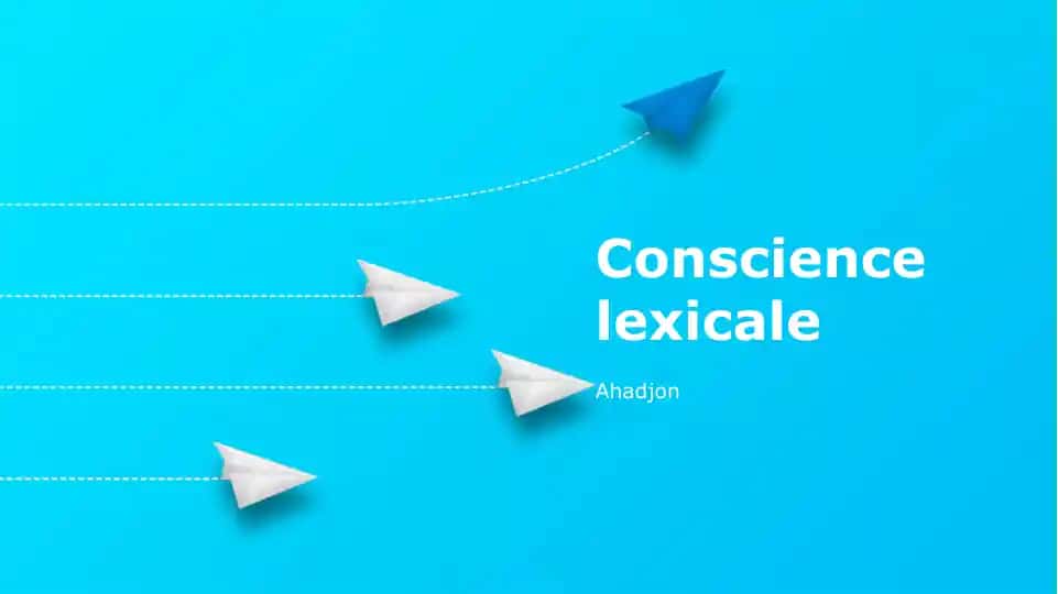 Conscience lexicale