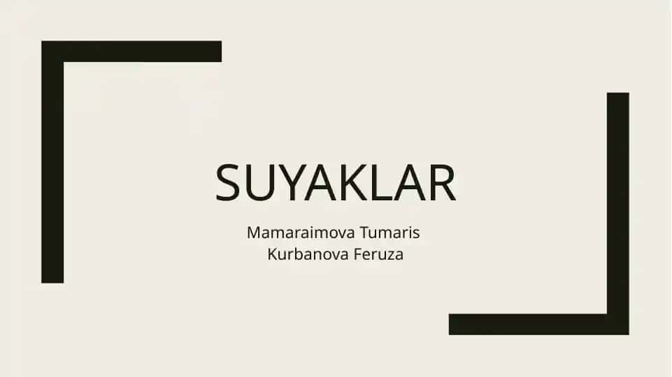 suyaklar