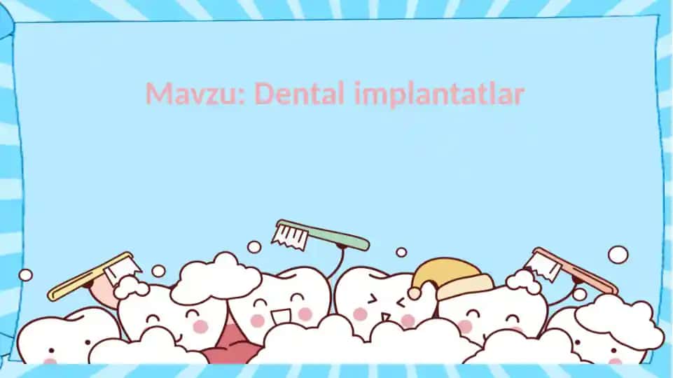 Dental implantlar