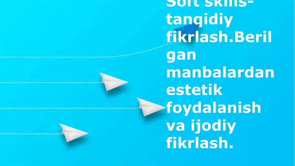 Tanqidiy fikrlashda manbalardan estetik foydalanish