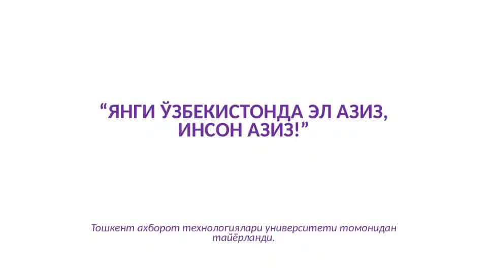 Mustaқillik - bуюk neъmat