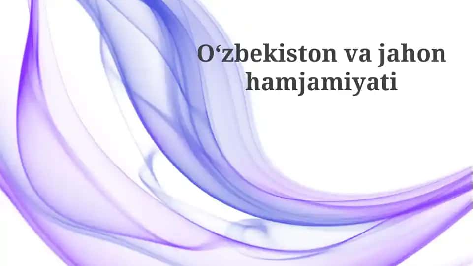 O'zbekistonning Tashqi Siyosati