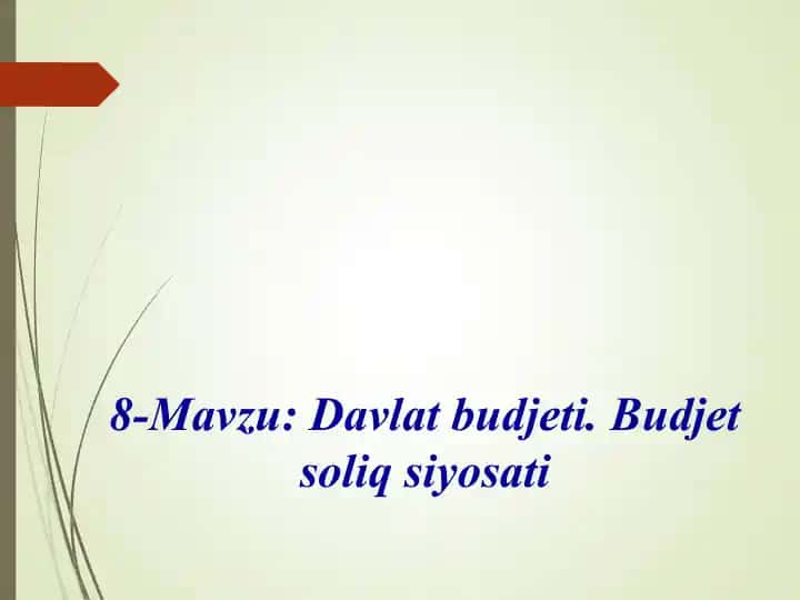 Davlat budjeti