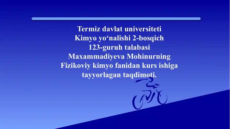 Elektrolit eritmalarining elektr o‘tkazuvchanligi taqdimoti