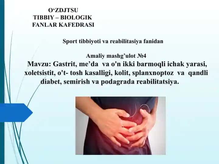 Amaliy mashg’ulot№4