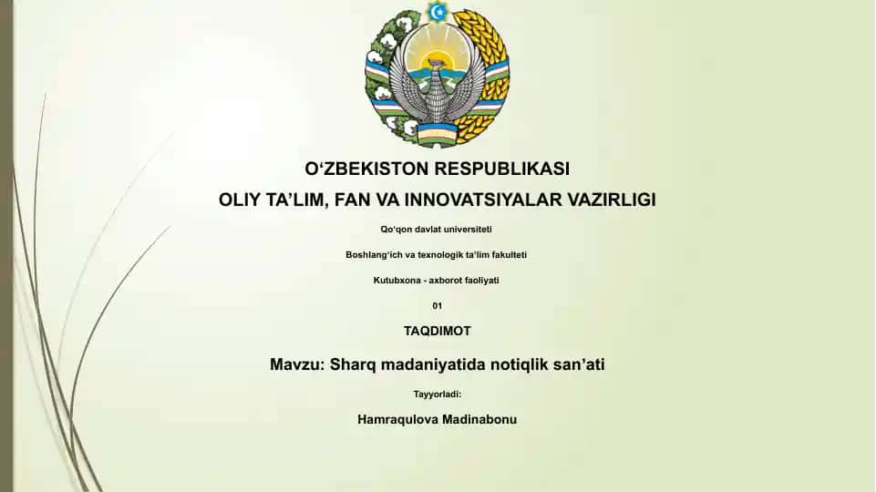 Sharq madaniyatida notiqlik sanʼati