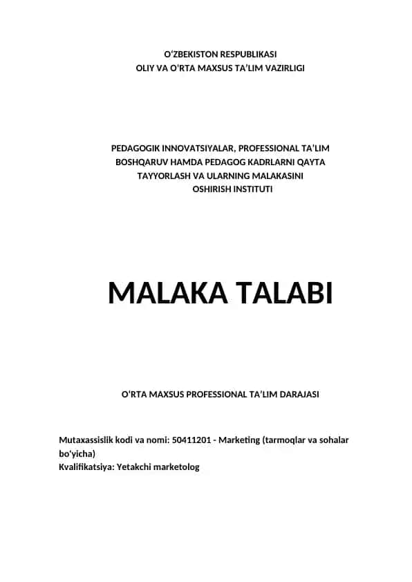 Yetakchi marketolog