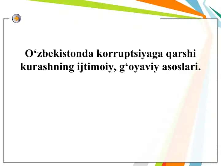 Korruptsiya va uning oqibatlari