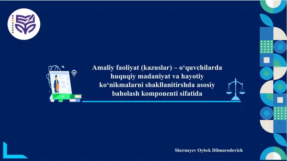 Amaliy faoliyat (kazuslar)