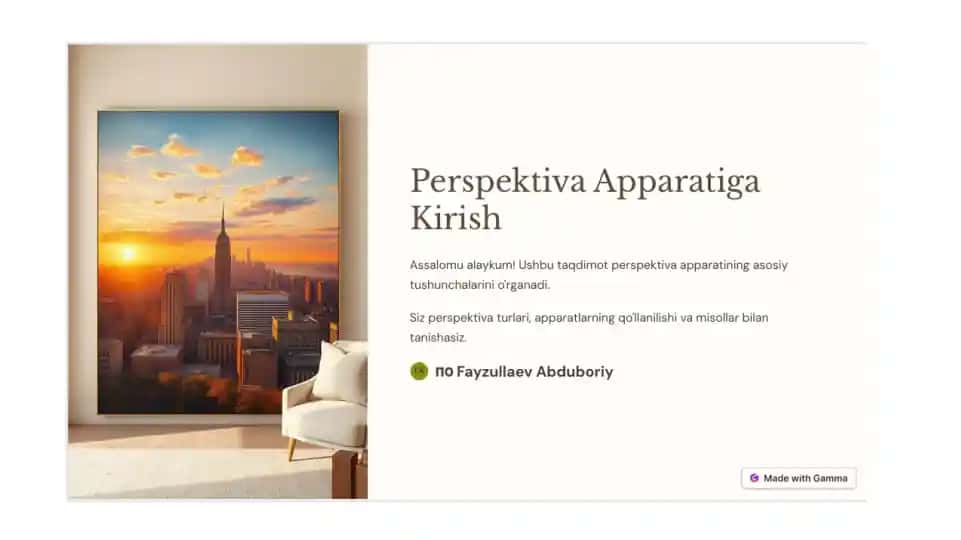 Perspektiva apparati