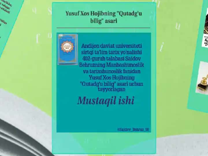 Qutadg'u bilig