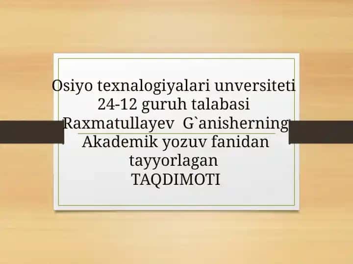 Ilmiy uslubning mohiyati, materiallar mazmuni, tadqiqotning qo'llanishi.