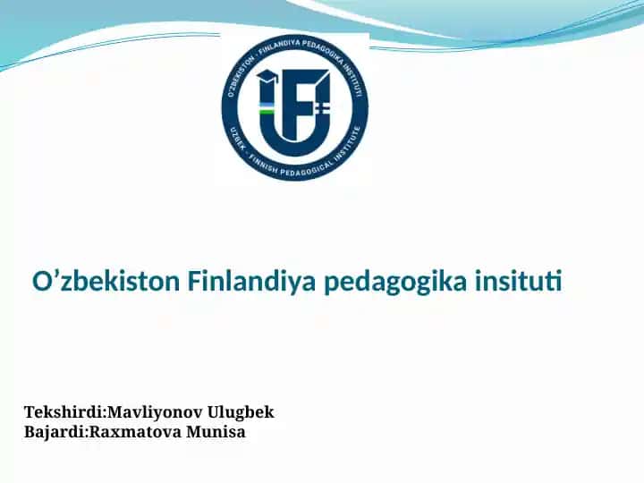 Tasviriy sanʼat va muhandislik grafikasi yo’nalishi