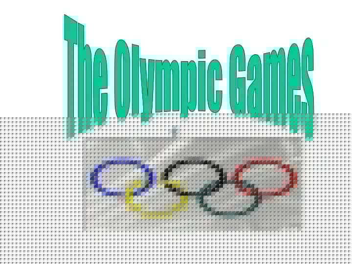 The Olympic Games
