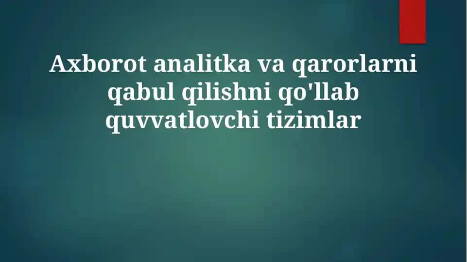 Axborot analitikasi