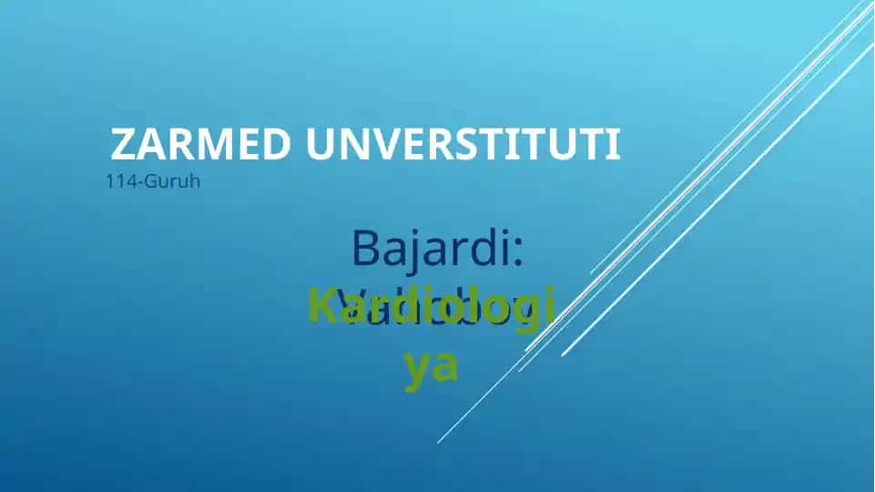 Zarmed universiteti 114-Guruh