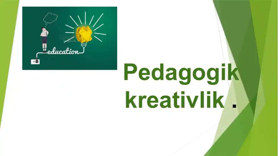 Pedagogik kreativlik