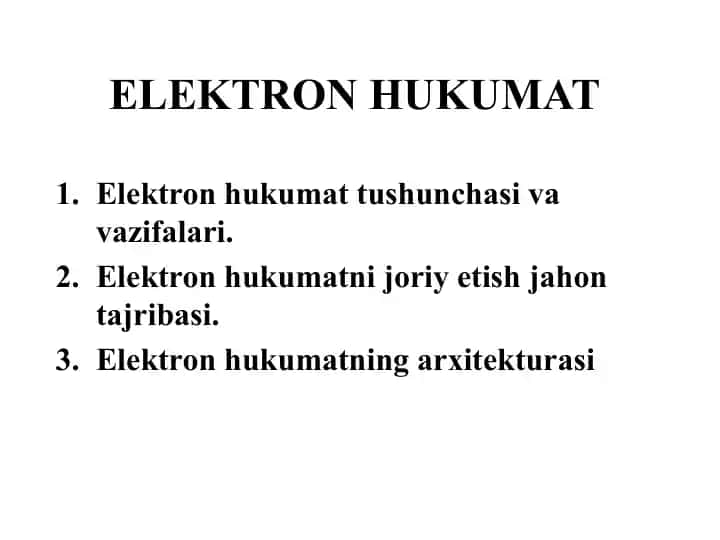 Elektron hukumat