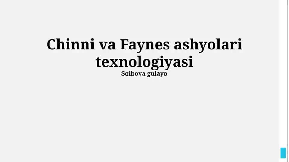 Zamonaviy Kuydirish Usullari va Jihozlari