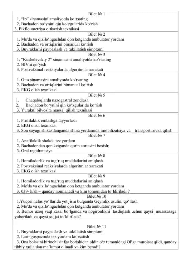 Anafilaktik shokda tez yordam