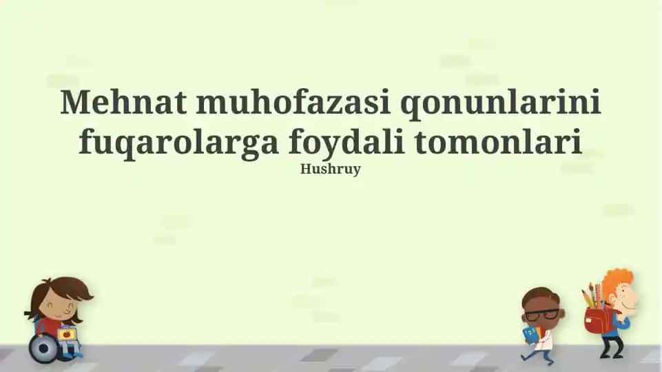 Mehnat muhofazasi qonunlari