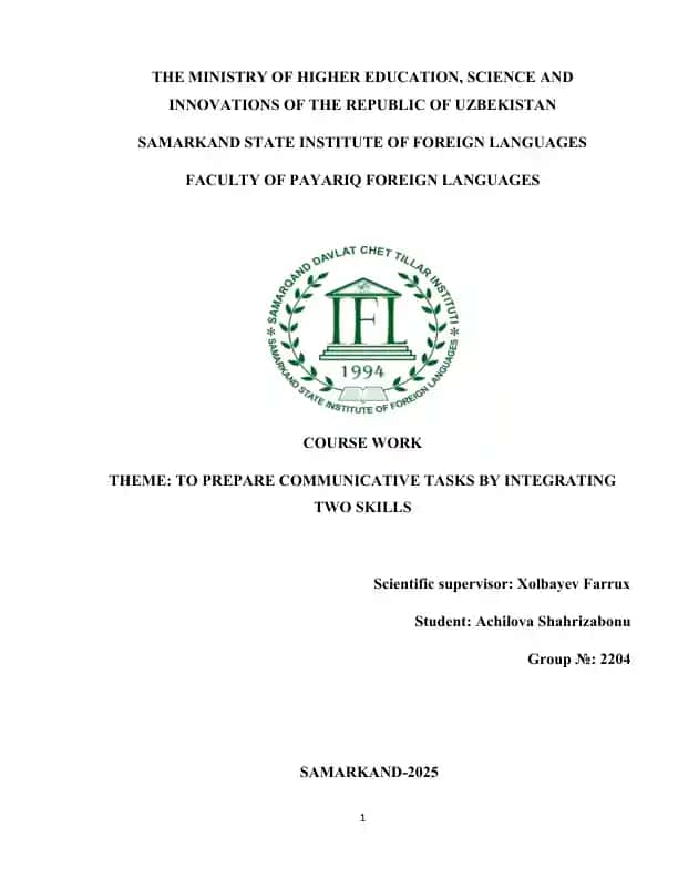 Course Work