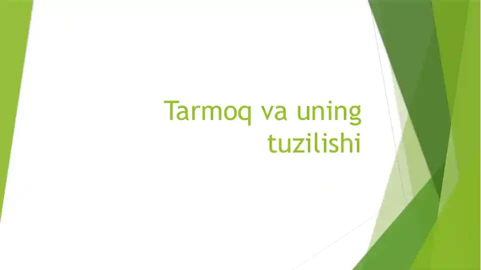 Iqtisodiyotning tarmoq tuzilishi