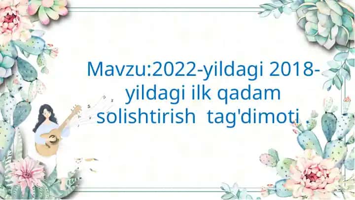 Nutq o’stirish metodikasi