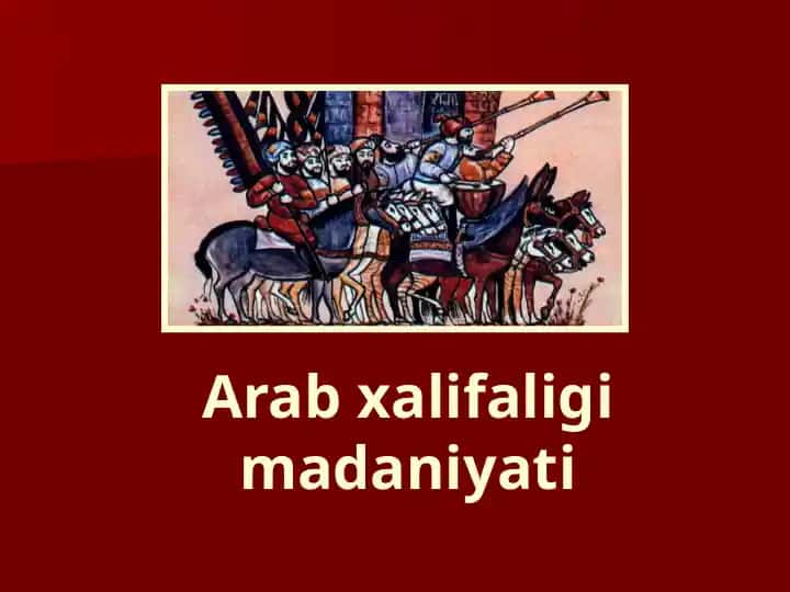 Arabxalifaligimadaniyati
