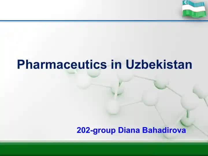 Pharmaceutics in Uzbekistan