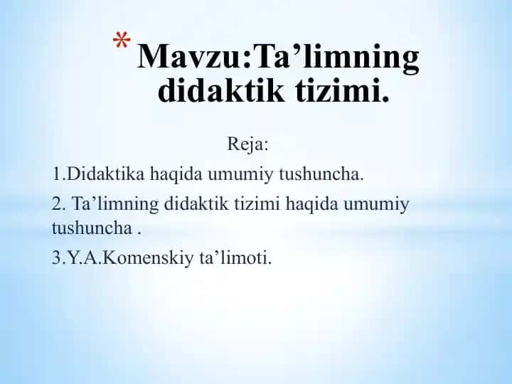 Didaktika