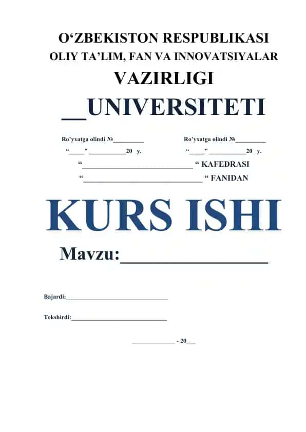 Developing writing skill (Kurs ishi)