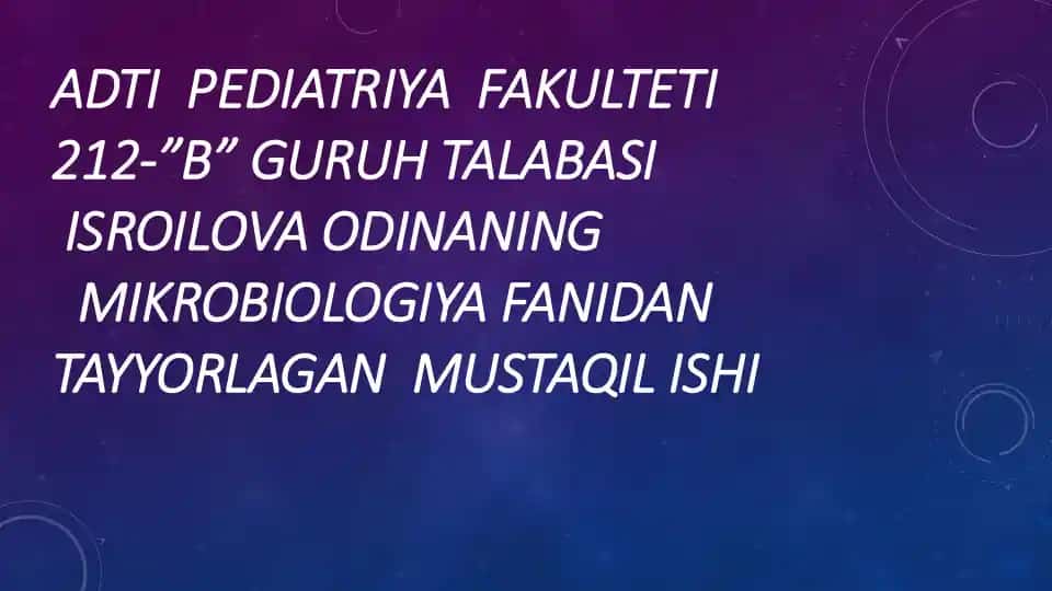 CLOSTRIDIUM PERFRINGENS