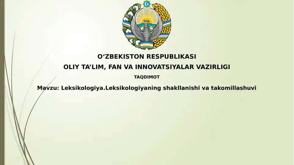 Leksikologiya
