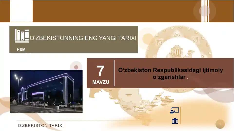 O‘ZBEKISTONNING ENG YANGI TARIXI