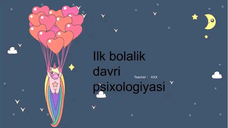 Ilkbolalik davri psixologiyasi