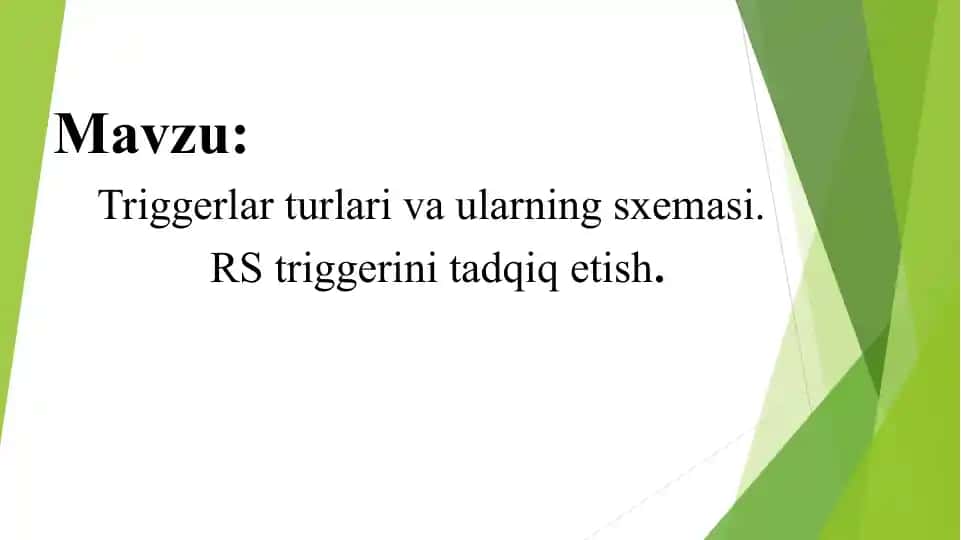 Kombinatsion sxemalar