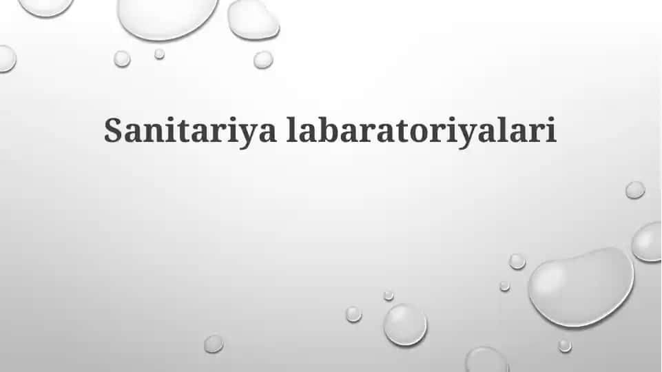 Sanitariyalabaratoriyalari