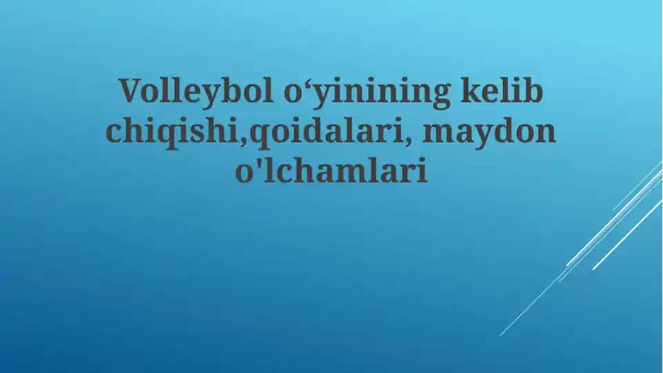 Voleybol