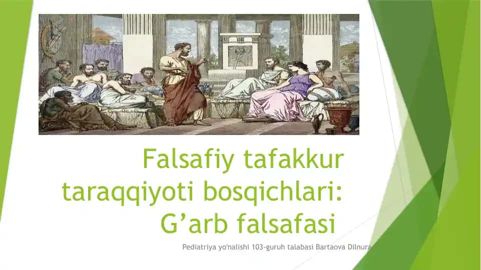 G‘arb falsafasi