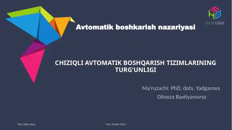 Avtomatik boshqarish nazariyasi