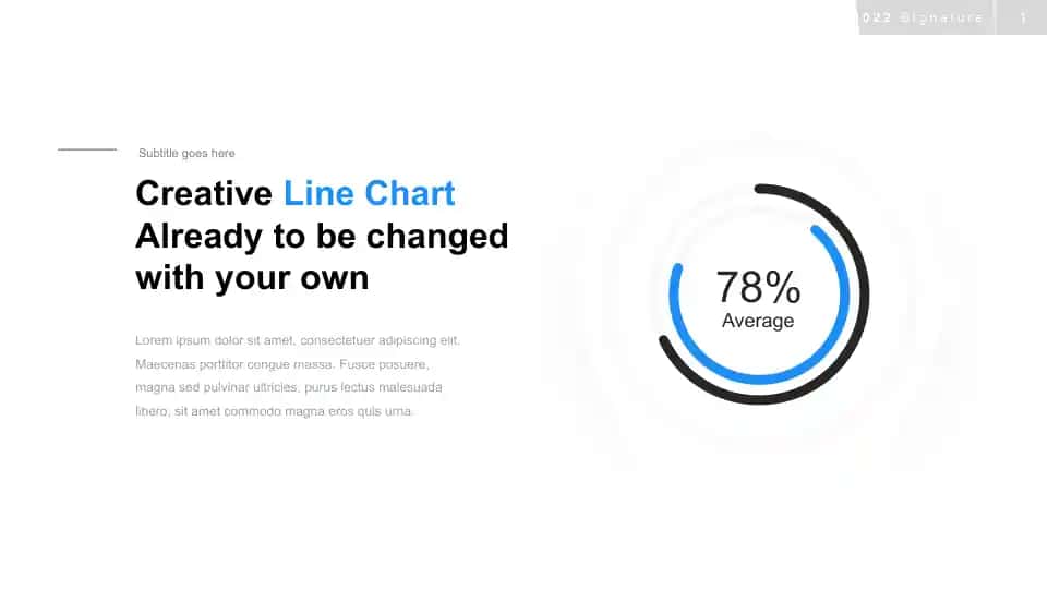 Creative Line Chart