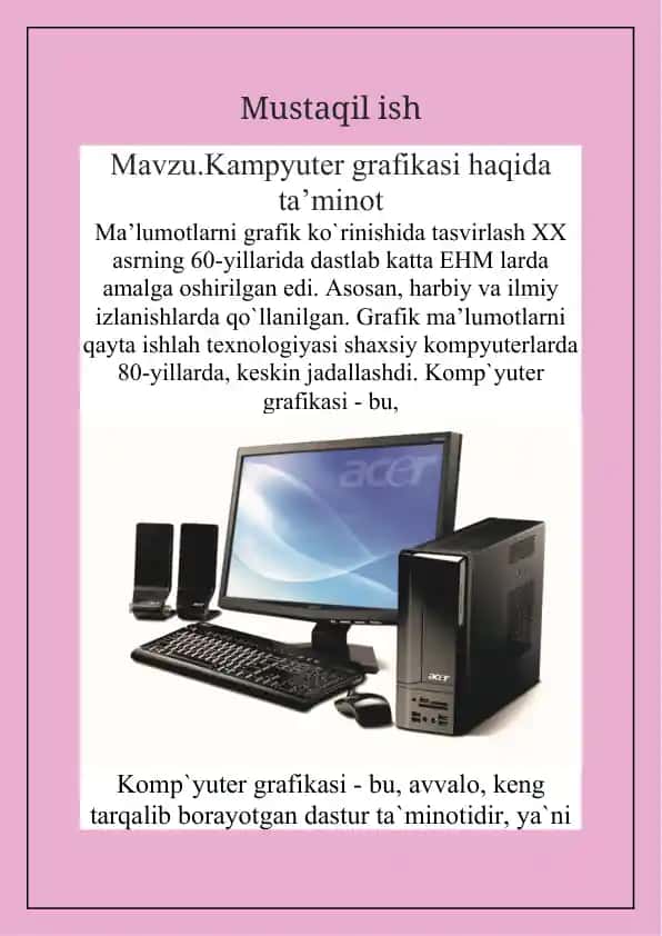 Kampyuter grafikasi