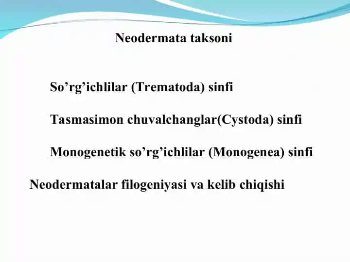 Neodermata taksoni