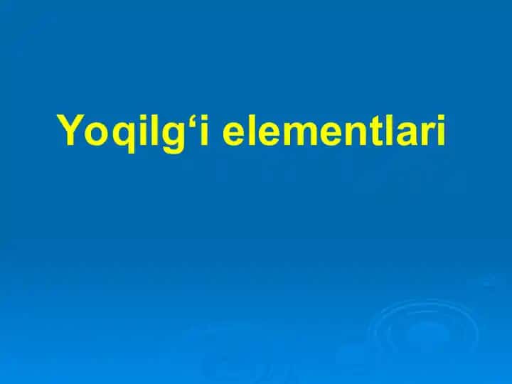 Neft va tabiiy gaz mahsulotlarining xossalari