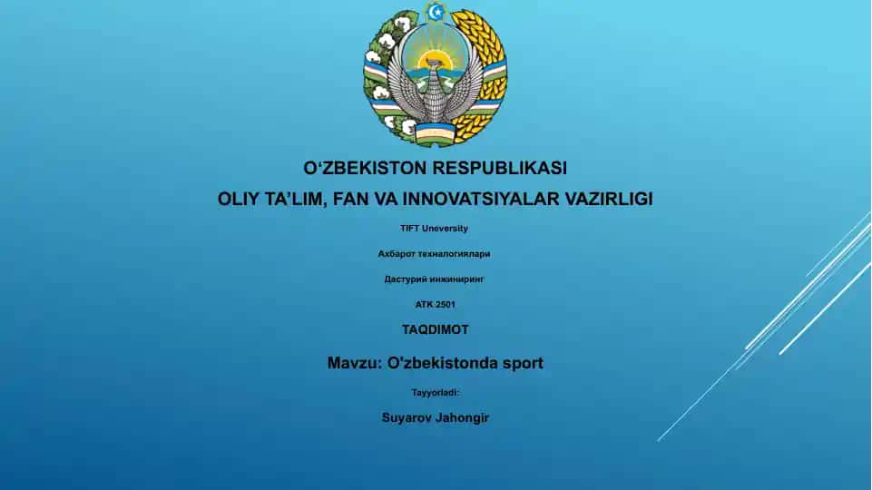 O'zbekistonda sport
