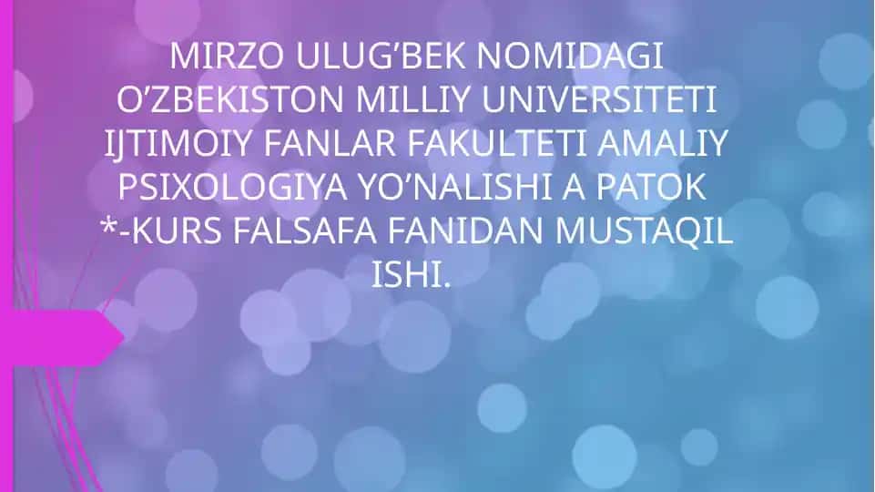 Etikaning mohiyati va ahamiyati